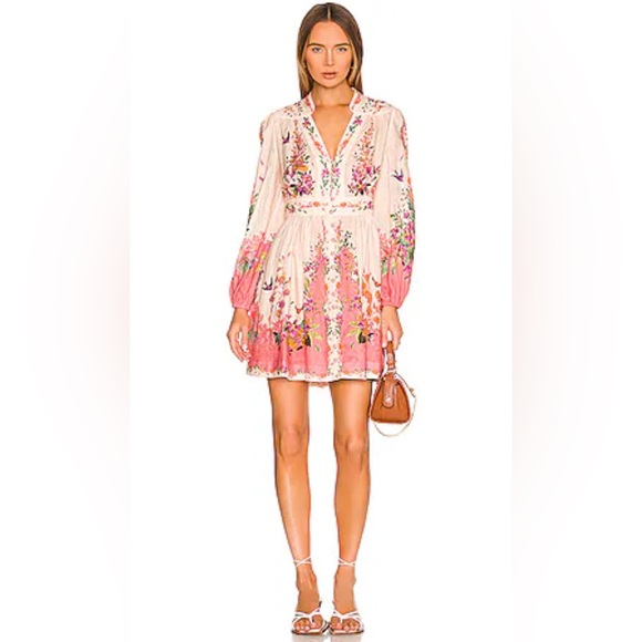 Zimmermann Dresses & Skirts - Zimmermann - Tropicana Plunge Mini Dress, Women , Multicolor Large